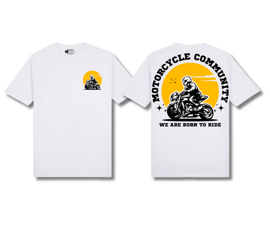 TG: Motorcycle Community - White