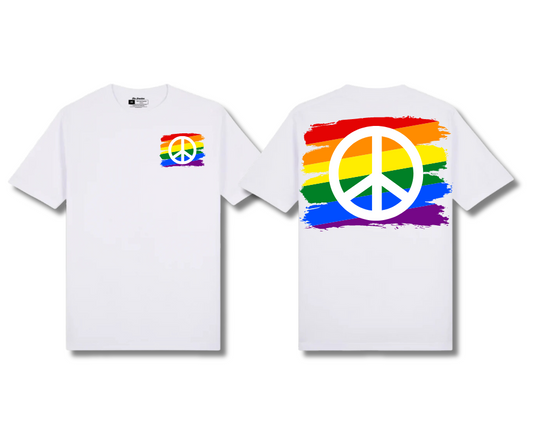 TG: Peace Rainbow - White